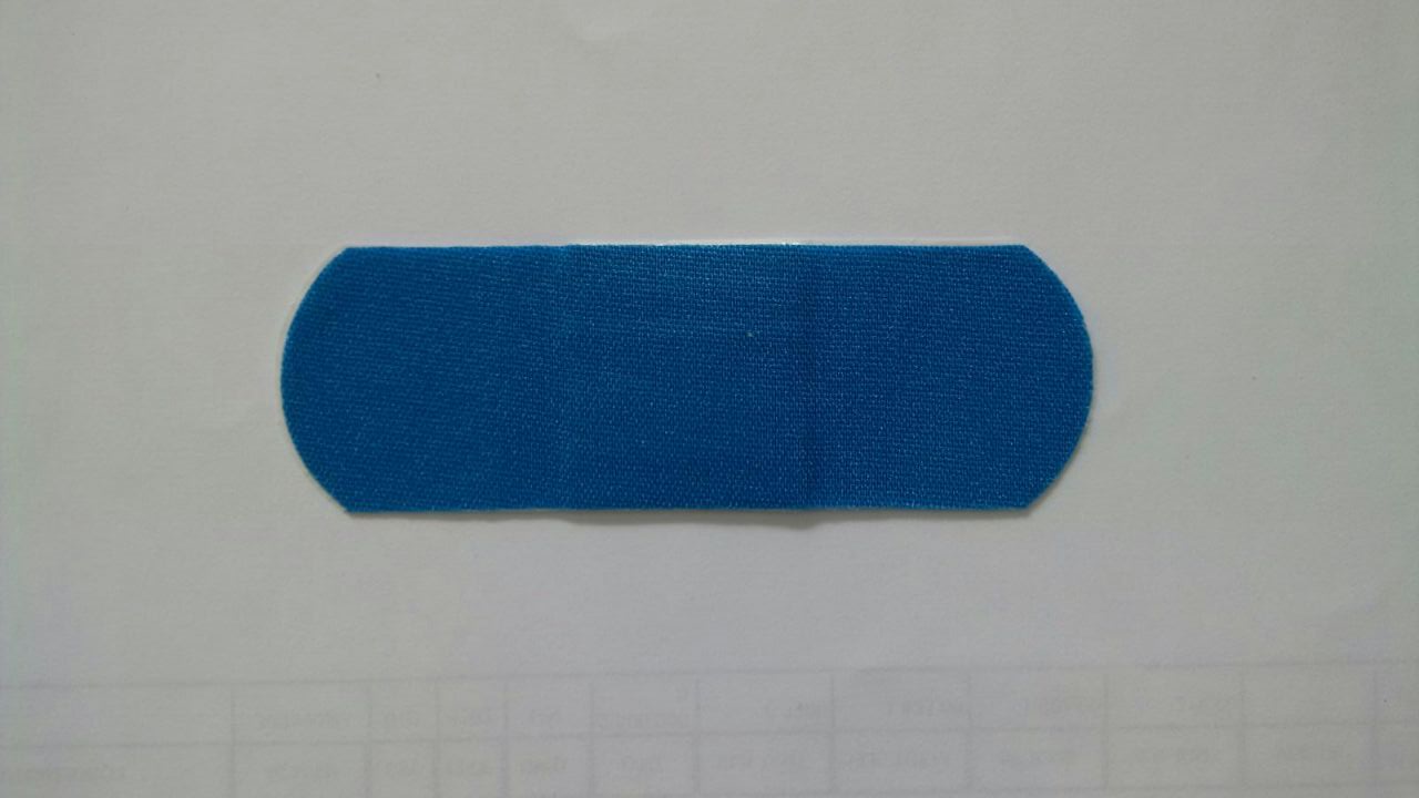 Curativo Azul Detectável e Resistente à Água (Band-Aid)